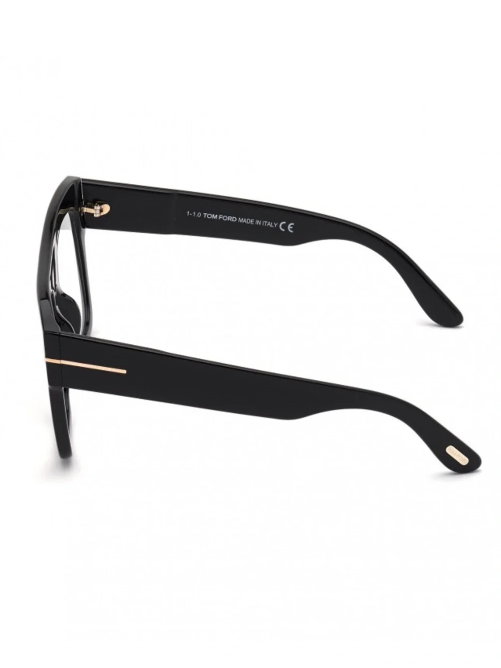 New Tom Ford FT0847 001 RENEE Black Flat Top Frame Square Glasses Authentic
